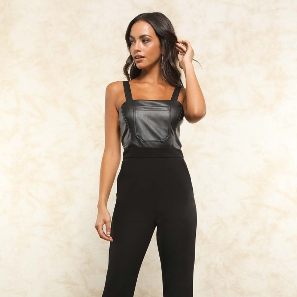 JoJo Fletch Collection Black Victoria Jumpsuit